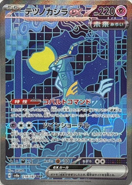 画像1: テツノカシラex (214/187 SAR) (1)